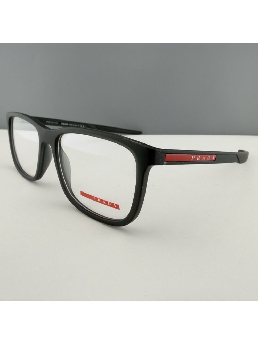 Prada Linea Rossa VPS 07O 13C-101 Eyeglasses 56-17-140 Black Italy